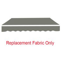 Greenbay 2.5x2m Garden Awning Replacement Fabric Top Cover Front Valance Grey