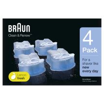 Braun - Ersatzteil - Original-pack Mit 4 Reinigungsflüssigkeitsnachfüllungen -