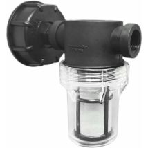 Missdong - 1000 L Tank Fitting, Garden Hose Joint For Rainwater Collectors With Filter Function, S60x6 Ibc Water Tank Adapter (1/2'' Inner Thread)