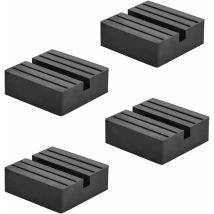 4 Pcs Rubber Jack Block Hydraulic Buffer Pad, Jack Pad Jack Slot Protector To Protect Underbody When Lifting Car