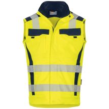 Vizwell - Warn-weste Vwt189 Flex-hivis 2xl Leuchtgelb/marine