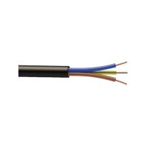 Câble Électrique Noir Ro2v 3g1.5, Couronne De 50m.