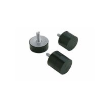 Amortisseur Mâle En Caoutchouc Type D, Fi 60x30 Mm, M12x37 Mm, Cylindrique 84272