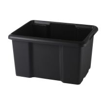 Stapelbarer Vorratsbehälter 45 L Schwarz Sundis