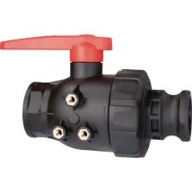 Vanne ARAG – Vanne manuelle adaptable – Corps en polypropylène renforcé – 2 orifices, 10 bar