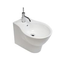 Wandhängendes Einloch-bidet Glänzend Weiß Hatria Nido