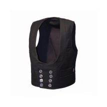 Zunftweste CLASSIC EMS – Doppelpilot Schwarz – 100% Baumwolle – 44-64