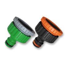 Attacco Rubinetto 3/4 - 1'' – Connettore di Unione per Irrigazione a Goccia – Facile Installazione – Bradas