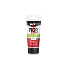 Fissatore Senza Perforazione Per Tutti I Lavori, Tubo Bianco 50g - Sader