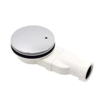 Wirquin - Bonde De Douche Extra-plate Dôme Abs Blanc 726213002