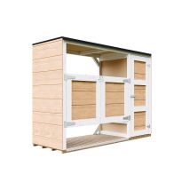 Mülltonnenbox 2er 240l Aus Wetterfest Lp Smartside Holz, Mülltonnenverkleidung Mit Türen, Garten Mülltonnenbox, Moderne Garten Box Außen – Timbela 