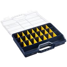 Valigetta Divisoria Mobile TAYG 45-26145001 – 312x238x51mm – Polipropilene – 24 Scomparti – Blu Scuro/Giallo