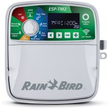 Rain Bird – Bewässerungscomputer ESP-TM2 für 6 Stationen – 20,1 cm Breite, 20 cm Höhe, 9 cm Tiefe – wassersparend, benutzerfreundlich