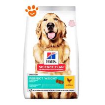 Hills Dog Science Plan Perfect Weight Large Pollo - Sacco 12 Kg - Cibo Secco Cani