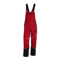 Kox - Salopette De Protection Anti-coupures Mistral 3.0 Rouge/jaune 26 Taille Courte