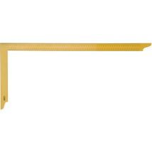 Hedue – Staffa Falegname 700 mm in Acciaio Temprato con Rivestimento Giallo – Precisione 0,005 mm/cm