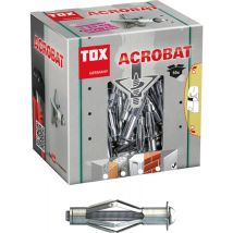 Taco hueco metálico M4x38 mm – Acero galvanizado – Resistencia al fuego clase A1 – 50 unidades
