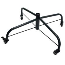 Baumbasis – schwarze Metallbasis mit Rädern – Höhe 2,7 bis 3 m – für Weihnachtsbaumzubehör