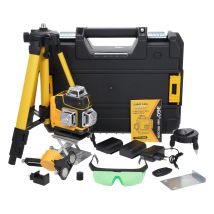 Eosnow Multifunzionale 4d A 16 Linee Laser Livello 3 ° Autolivellante Strumento Di Livellamento Della Batteria Al Litio Ricaricabile Con Barra Di 