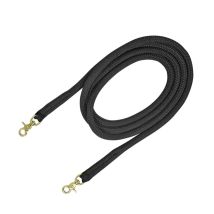 Taglia Unica, Noir: Anches De Contrôle Souples De 2,95 M En Nylon De 14 Mm D'Épaisseur Et Mousquetons