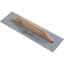 Frattone Per Stucco In Acciaio Con Manico In Legno - Cm.24x10