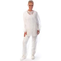 Hygostar Pantalon En Polypropylène Blanc L 30 G/m² Franz Mensch 2753