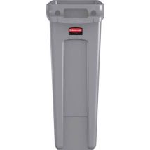 Rubbermaid Wertstoffsammler 87l H762xb279xt558mm Grau M.lüftungskanälen Rubbermaid