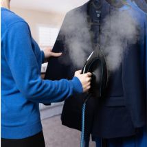 Zelmer Zis5400 Aqua Steam Générateur De Vapeur Noir Et Bleu