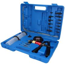 Brilliant Tools Vakuum-Druckpumpen-Satz 21-teilig – Druck-/Unterdruckmanometer 0-3 bar – 1520 g – 382 x 274 x 85 mm