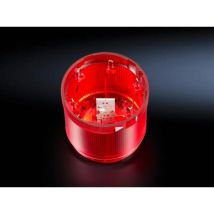Segnalatore LED Rosso Ø 70 mm – Altezza 56 mm – Tensione 24 V DC/AC – Tipo di protezione IP65 – Rittal