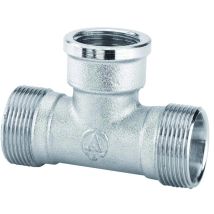 Raccordo A T Femmina In Ottone Cromato 3/4" M 24x19 Arteclima S.r.l.