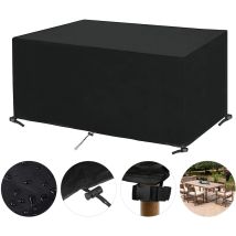 Funda Rectangular Para Mesa De Jardín, Funda Protectora Para Muebles De Jardín, Impermeable, Lona Impermeable, Tela Oxford (170 X 94 X 71 Cm)