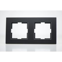 Vn-92-18-06-52: Vn-92-18-06-52: Novella Cornice A 2 Ante, Nera