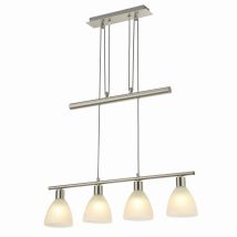 Suspension à intensité variable 'Simeon' en verre pour salon & salle à manger