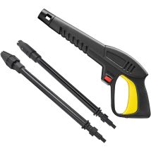 Pistola De Agua A Alta Presión Con Lanza De Chorro Variable Y Lanza Giratoria, Compatible Con Las Hidrolimpiadoras Lavor Vax Sterwins Parkside.