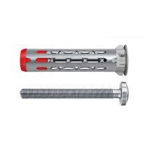 Duohm 4x55 Tassello Metallico Per Corpi Cavi Con Testa Cilindrica, Zoccolo Pz, 20 Pezzi