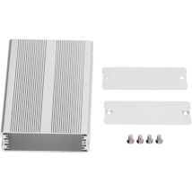 Wasserdichte Aluminium-anschlussdose Für Heimwerkerprojekte, Abmessungen 24x69x100mm, Silberfarben.