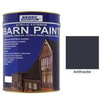 Bedec - Barn Paint - Satin - Anthracite Grey (ral 7016) - 2.5l