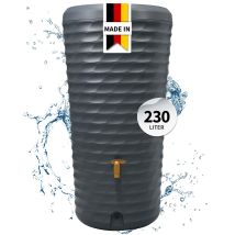 Jolie 2in1 Regenspeicher 230 Liter Graphite Grey Inkl. Pflanzschale - 4rain