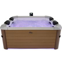 Spa Semi Rígido Amber Mspa 6 Plazas, Conectado 160 X 160 Cm
