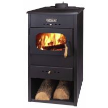 Zvezda - Poêle À Bois Metalik Hit 8,6 Kw Avec Plaque En Fonte – Chauffage De La Maison