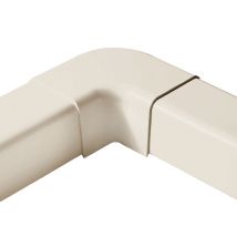 Codo De 90° Plano Para Canaleta Color Marfil - 110x75