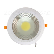Plafoniera 20w Faretto Cob Led Da Incasso Tondo 1600lm 220v Bianco Caldo