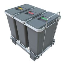 Ecofil - Cestino Integrato, Diviso, 36 L Pf01 34b4 - Elletipi