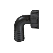 Raccordo In Plastica Curvo Ø1'/ 25mm Per Tubi Irrigazione Giardino Ribimex