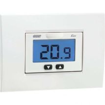 Keo-b Thermostat mit LCD-Anzeige – 1,5V Batterie – Temperaturbereich 2 bis 35°C – Austauschbare Frontplatten – VEMER – ve267100