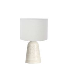 Anne Lighting - Lámpara De Mesa - Travino - Crema Blanco - Piedra