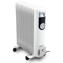 Teesa - Tsa8037-2 Elektrischer Heizkörper Ölradiator, Weiß
