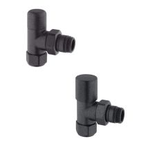 Ventilset Für Heizkörper In Anthrazitschwarz, 1/2" Gasanschluss Arteclima Kitval1na