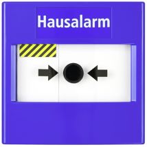 Druckknopfmelder NT04 – Blau – PENTATECH – 33206 – Alarm für Wohnhäuser – Aufputzmontage – Rückstellung mit Schlüssel